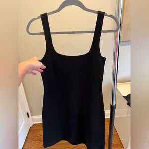JCREW black square neck dresss Sz XS